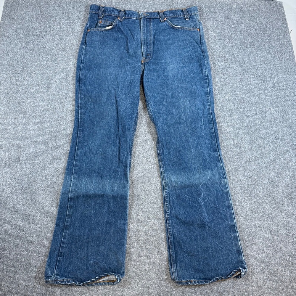 Vintage Levis‎ Orange Tab Bootcut Jeans Mens 38x31 Fits 36x30 80s 20517-0217 USA